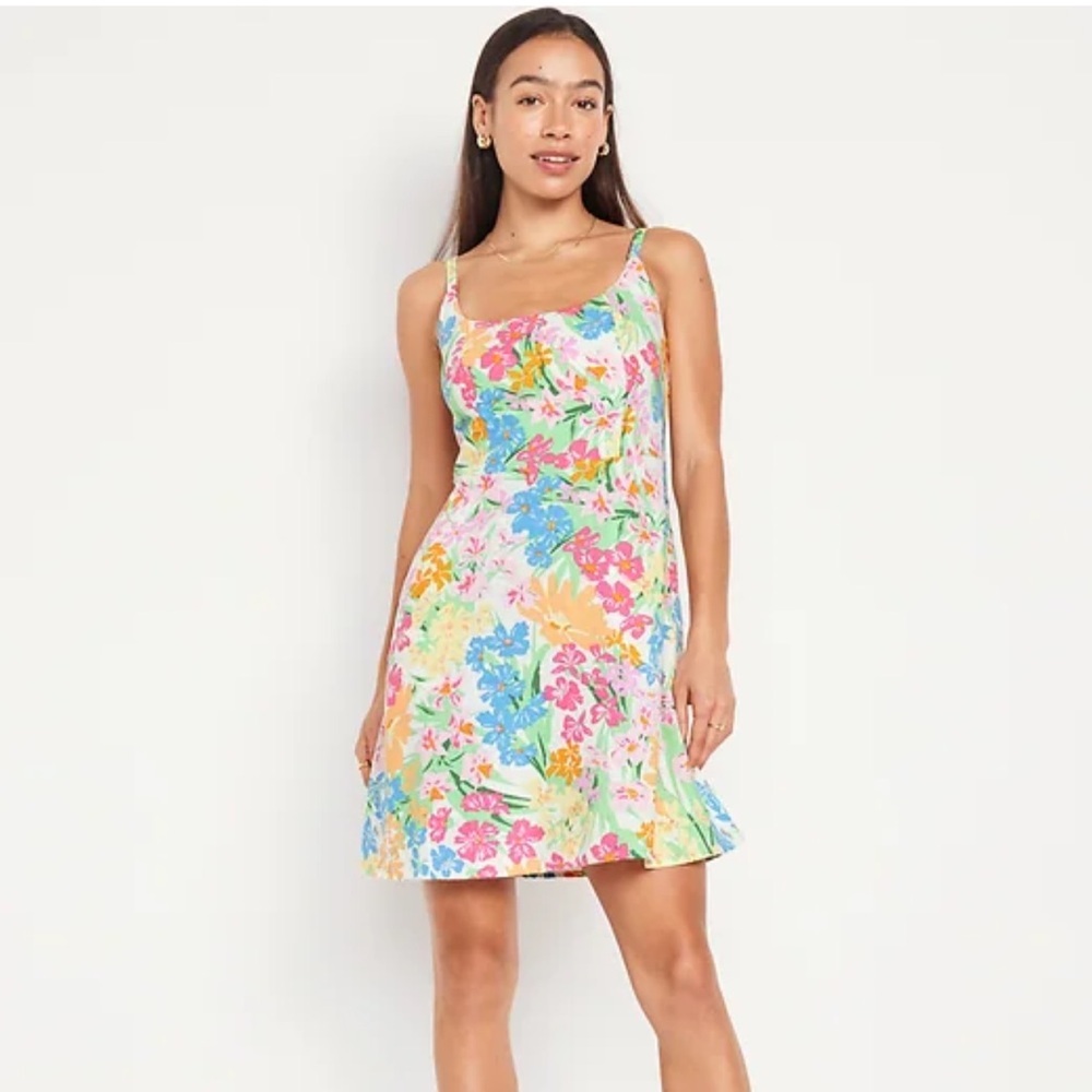 Old Navy Fit & Flare Cami Mini Dress
